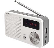 Emos E0086 Radio portable Gris, Blanc