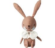 Picca Loulou Rabbit Robin knuffel in linnenblend in giftbox 18 cm