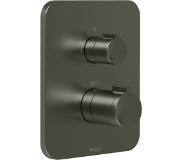Blaufoss Smartbox Softline thermostat de douche encastré 2 fonctions Brushed GunMetal
