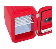 Bredeco Mini-frigo rouge - 4 litres