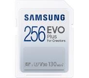 Samsung EVO Plus 256 Go, SDXC, UHS-I, U3, 130 Mo/s, FHD & 4K UHD, Memory Card (MB-SC256K)