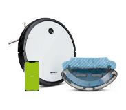 Medion Robot aspirateur S12 SW | Commande via l’application et Alexa | Aspiration et nettoyage simultanés | Navigation intelligente | Grande b
