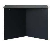 HK Living Table d'appoint en métal rectangulaire - noir