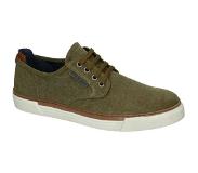 Pius Gabor Comfort Chaussures à lacets en Vert kaki Textile 44