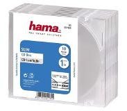 Hama Boétier CD Slim, lot de 10, Transparent