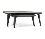 By-Boo Table d'Appoint By-Boo Guus Black (2 pièces)