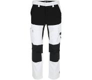 Herock Pantalon multi-poches Blanc Noir - Herock HK101 - Taille L / 46