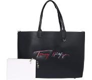 Tommy Hilfiger Iconic Tommy Tote Signature Shopper Bleu | Pointure ONESIZE