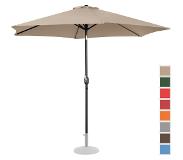 Uniprodo Parasol de terrasse – Crème – Hexagonal – Ø 300 cm – Inclinable