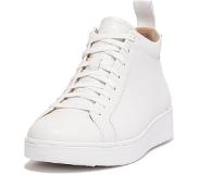 FitFlop Baskets FitFlop Women Rally High Top Sneaker Leather Urban White-Taille 42