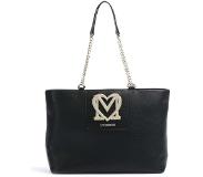 Love Moschino Embroidered Logo 4382 Shopper Noir Femme | Pointure ONESIZE