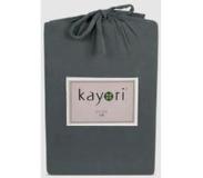 Kayori Drap-Housse Surmatelas Split Kayori Kyoto Antracite (Jersey)-Lits-Jumeaux XL (200 x 200/210/220 cm)
