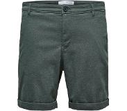 Selected Homme Pantalon Courte Slhcomfort-luton Flex Shorts W Vert foncé Homme | Pointure XXL