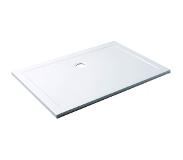 Luca Varess Soft receveur de douche 140 x 70 cm acrylique blanc brillant