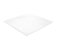 Balmani Vega receveur de douche 90 x 90 cm marbre composite blanc mat texture ardoise