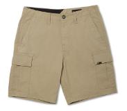Volcom - March Cargo Short M Khaki - Shorts - Taille : 32 US