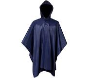 vidaXL Poncho de pluie imperméable pour camping/randonnée Bleu marine