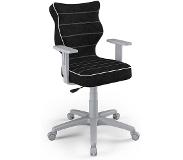 Entelo Chaise ergonomique pour enfants Duo Gray Visto 01 Noir