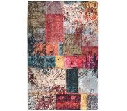 vidaXL Tapis lavable antidérapant Patchwork 80x150 cm Multicolore