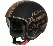 Premier Rocker OR, casque de jet ,Mat Noir/Bronze ,L