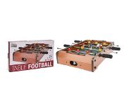Tender Toys Table de football Bois 50 x 31 x 9 cm - incl. 2 ballons de football et compteur de points
