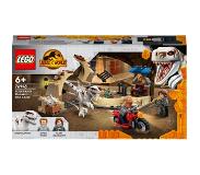LEGO Jurassic World - Atrociraptor dinosaurus motorachtervolging 76945