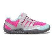 Merrell Chaussures Pieds Nus Schoen Merrell Kids Trail Glove 5 A/C Grey Hot Pink Turquoise-Taille 35