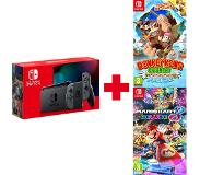 Nintendo Switch Gris + Mario Kart 8 Deluxe + Donkey Kong Country: Tropical Freeze