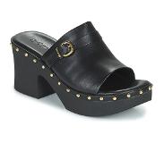 Tamaris Touch it Mules en Noir Cuir 37