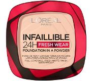 L'Oréal Infaillible Fresh Wear 24h fond de teint poudre teinte 180 Rose Sand 9 g