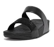 FitFlop Tongs FitFlop Women Lulu Slide Hotfix All Black-Taille 36