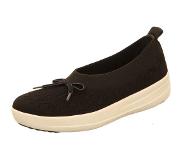 FitFlop Uberknit Slip-On With Bow Black-Taille 38