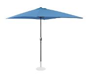 Uniprodo Grand parasol - Bleu - Rectangulaire - 200 x 300 cm