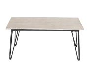 Bloomingville Table basse Mundo gris 90x42x60cm