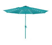 Blumfeldt Parasol Blumfeldt Calais LED cadre aluminium toile polyester UV 50