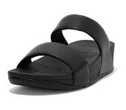 FitFlop Tongs FitFlop Women Lulu Slide Leather All Black-Taille 38