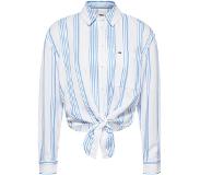 Tommy Hilfiger Blouse Tjw Front Tie Stripe Shirt Bleu/blanc rayé Femme | Pointure XS