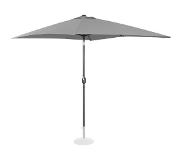 Uniprodo Grand parasol - Gris foncé - Rectangulaire - 200 x 300 cm - Inclinable