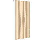 vidaXL Écran de balcon Jaune et blanc 120x240 cm Tissu Oxford