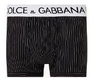 Dolce&Gabbana Boxers avec bande à logo et imprimé à rayures
