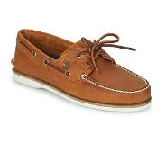 Timberland Chaussures Bateau Timberland Homme Classic Boat 2 Eye Md Org Full Grain-Taille 40