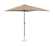 Uniprodo Grand parasol - Taupe - Rectangulaire - 200 x 300 cm - Inclinable