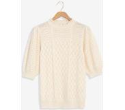 Sissy-Boy Pull tricoté ajouré - blanc | Taille XL