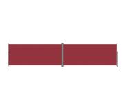 vidaXL Auvent latéral rétractable Rouge 220x1000 cm