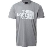 The North Face - Vêtements randonnée et alpinisme - M Reaxion Easy Tee Mid Grey Heather pour Homme - Gris
