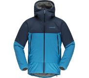 Norrøna - Vêtements ski de randonnée - Lyngen Dri2 Thermo60 Jacket M Indigo Night/Hawaiian Surf pour Homme - Bleu