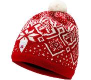 Dale of Norway Winterland Hat Raspberry/Off White/Red Rose UNI