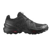 Salomon - Chaussures de trail - Speedcross 6 Gtx Black/Black/Phantom pour Homme - Noir