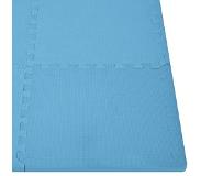 Monzana Protection de sol / Tapis de puzzle Lot de 8 Bleu 180x90x1cm