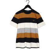 Fred perry T-shirt Bold Stripe T-shirt Noir Homme | Pointure XS